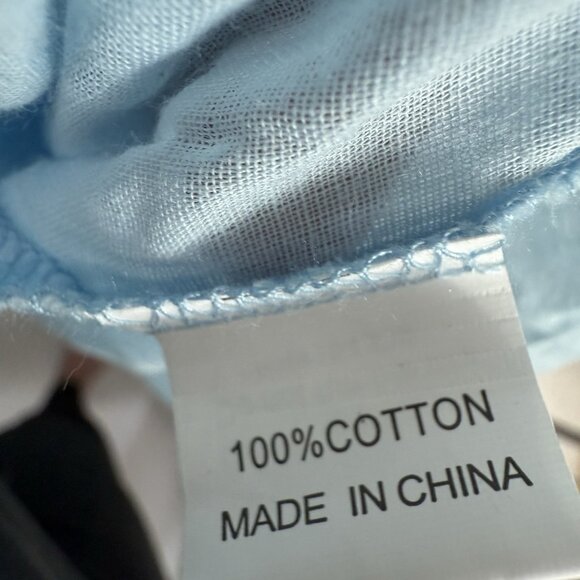 Petal & Pup Betsy Halter Neck Maxi Dress Pale Blue Cotton L Wedding Summer - Picture 10 of 10